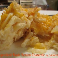 3 Ingredient Hash Brown Casserole / Call Me PMc