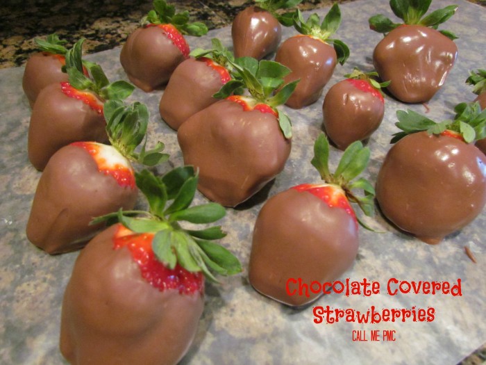 Chocolate Covered Strawberries Call Me PMc