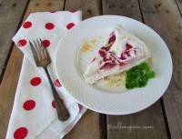 Raspberry Strawberry No-cook Frozen Cheesecake