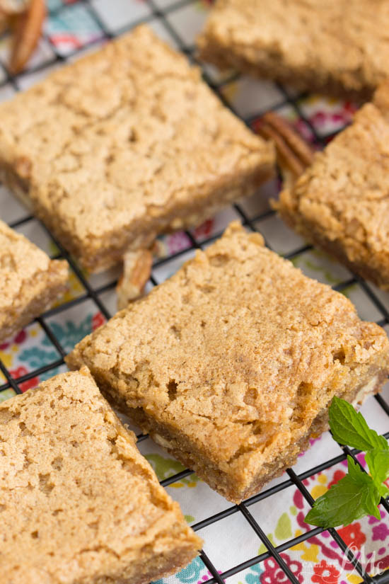 Caramel Brownies dessert