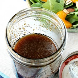 Mason Jar Salad Dressing Balsamic vinaigrette