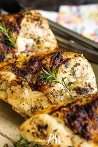GRILLED ROSEMARY LEMON CHICKEN BREASTS