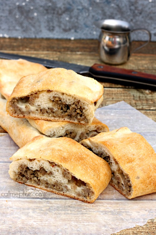3 Ingredient Sausage Roll with cheese