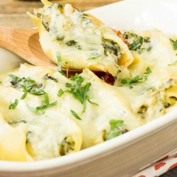 Spinach and Cheese Stuffed Pasta