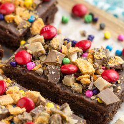 Candy Topped Brownie recipe