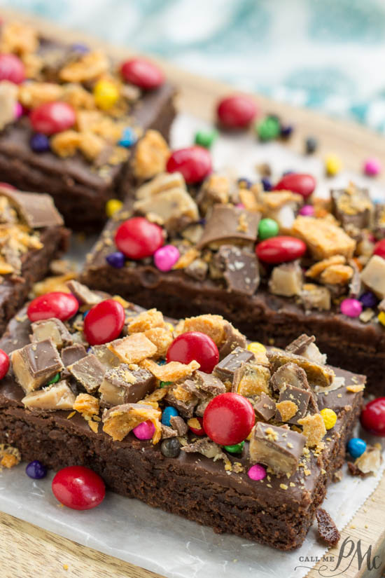 Candy Topped Brownie recipe