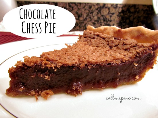 Chocolate Chess Pie