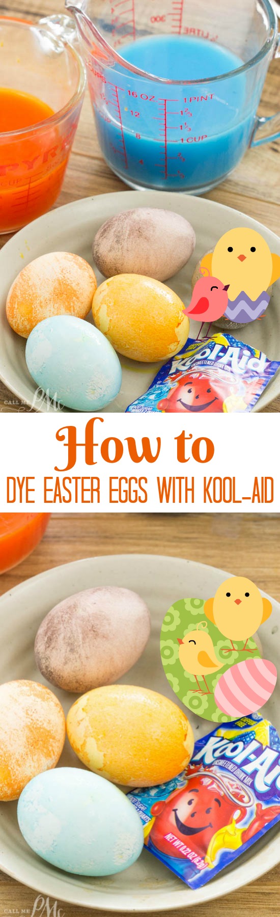 How to Dye Easter eggs with Kook-Aid craft. DIY. 