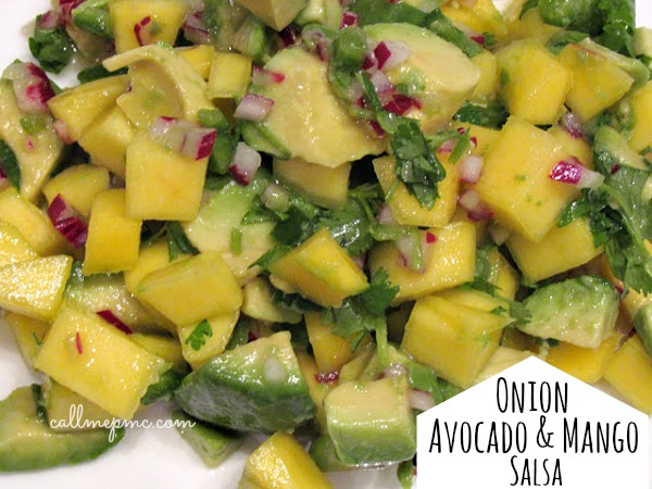 Red Onion, Avocado, and Mango Salsa is a tasty salsa recipe. It's super easy to make, very flavorful, and extremely versatile. Onion Avocado Mango Salsa