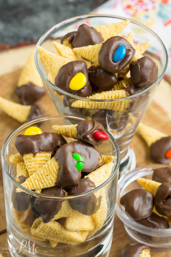 Kid-friendly chip dessert in a glass.