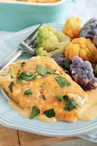 EASY BAKED CHEESY CHICKEN