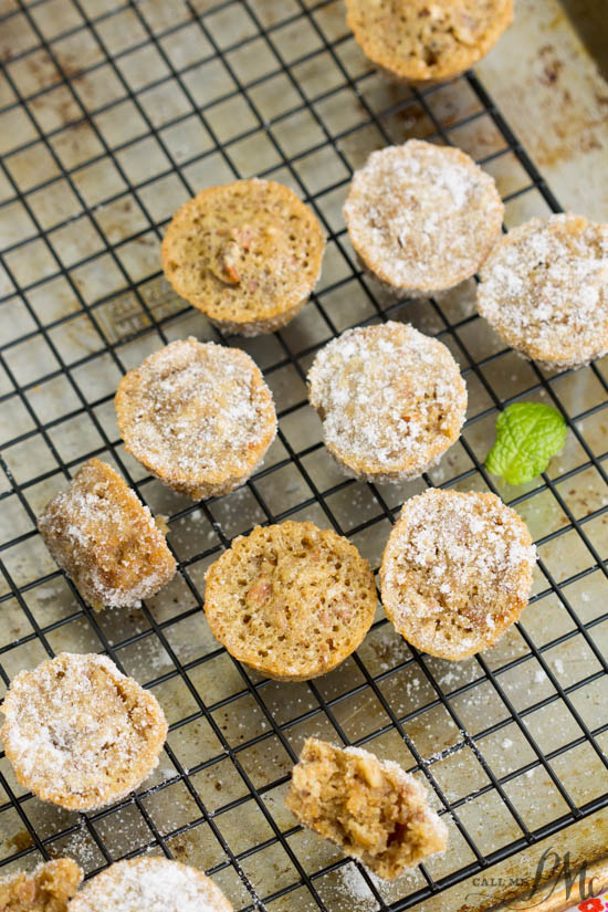 Praline Muffins recipe. Praline Muffins are decadent bites of buttery pecan filled muffins. Soft and moist, this muffin recipe is quick and easy to make.
