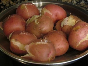 potatoes cooling