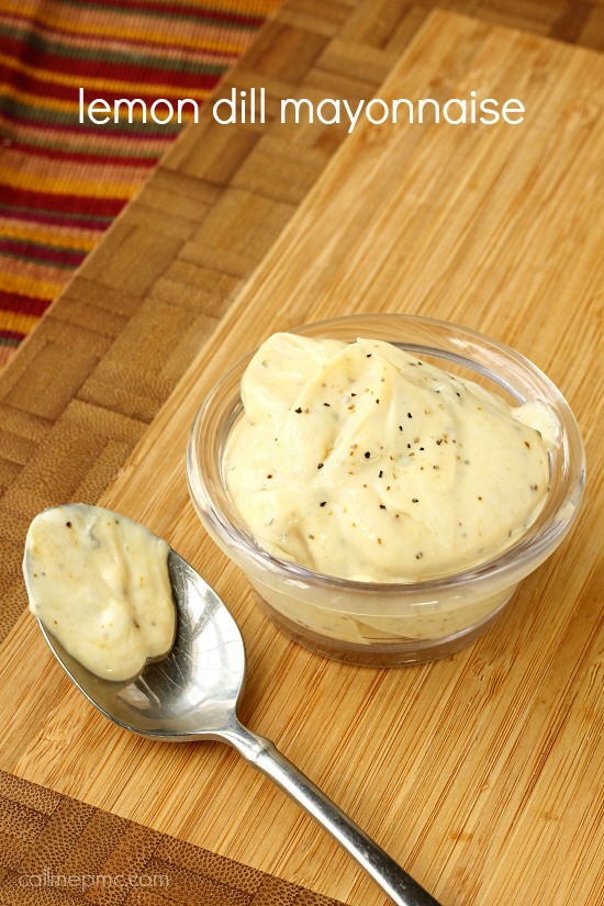 lemon dill mayonnaise lemon dill mayonnaise - easy recipe via callmepmc.com | perfect on crab cakes, burgers, pork sandwiches