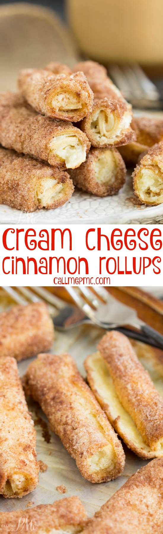 Cheese blitz dessert rollups