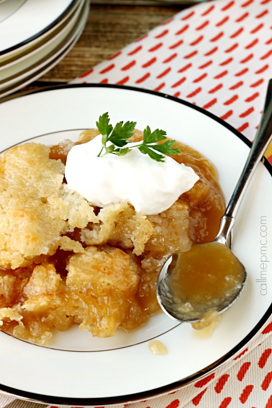 Caramel Cobbler Homemade dessert Caramel Cobbler