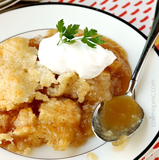 Homemade Dessert Cobbler Caramel flavor Caramel Cobbler