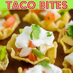 Chicken Taco Bites