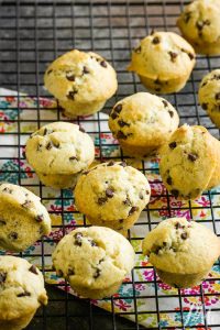 Homemade muffins with chocolate Chips