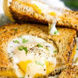 EGG IN A HOLE GRILLED CHEESE