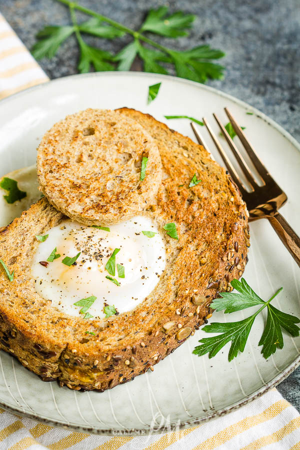 Egg in a Hole Grilled Cheese