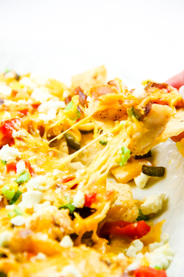 Fish Nachos recipe is quick, easy, great for a crowd, and packed with awesome flavors! #fish #nachos #TexMex #recipe #gameday #food #easy Fish Nachos