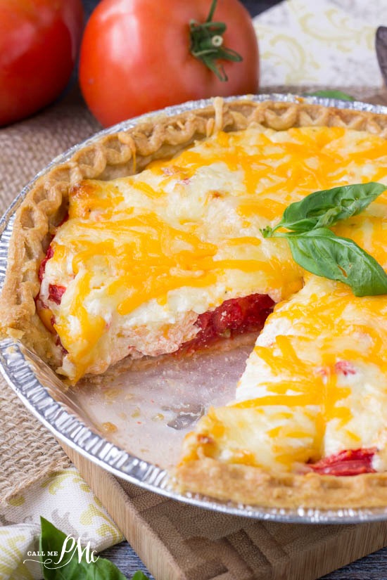 Traditional Southern Tomato Pie recipe is a winner! Tomato Pie