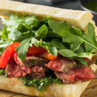 Quick, easy, and delicious, this Steak Sandwich recipe is bursting with flavor in every single bite. #steak #steaksandwich #ribeye