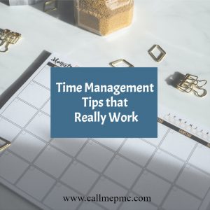 TOP TIPS FOR TIME MANAGEMENT