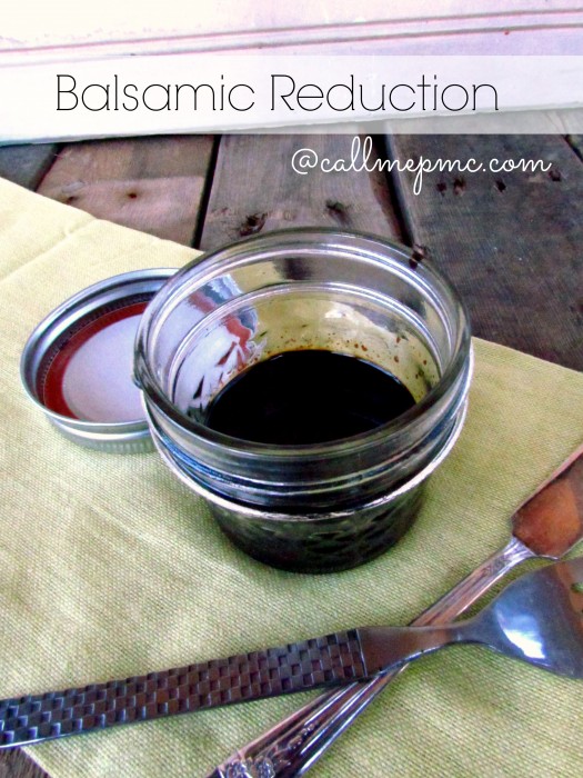 One ingredient and a little time, that's all it takes for Balsamic Reduction. This reduction will add tons of flavor to whatever to drizzle it on!