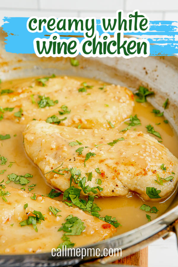 Chicken in wine sauce