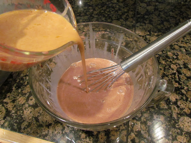 https://www.callmepmc.com/2012/07/dark-chocolate-creme-brulee.html slowly combine eggs into chocolate