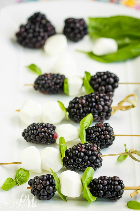If you need to put together a last-minute appetizer or party snack, look no further than these Blackberry Bites. Blackberry Bites