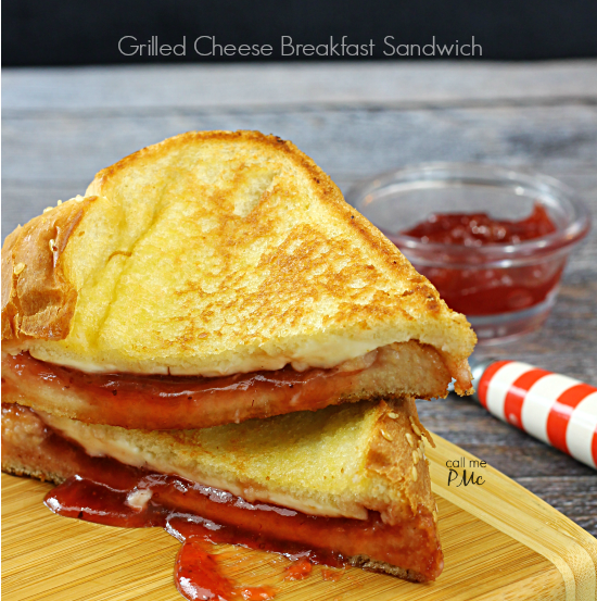 Grilled Cheese Breakfast Sandwich