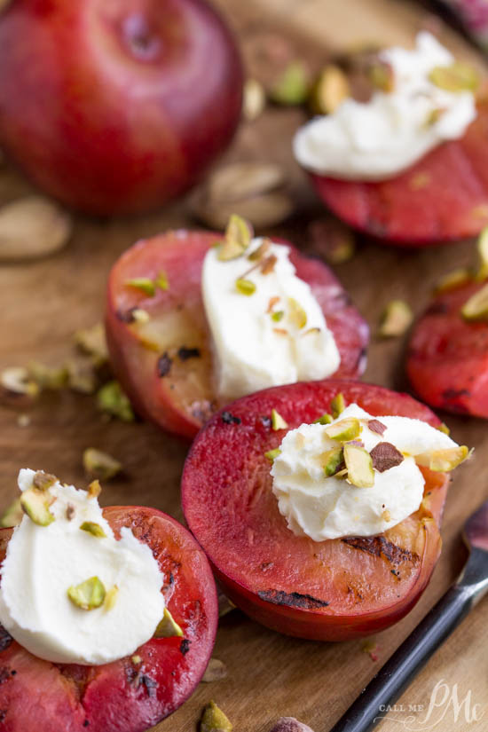 Grilled Plums with Mascarpone are perfect as a fresh, luscious, and simply elegant dessert, or as a unique side paired with a savory dish.