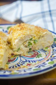Quick and easy Jalapeno Popper Stuffed Chicken breast is spicy, cheesy, hearty, and made with simple ingredients.