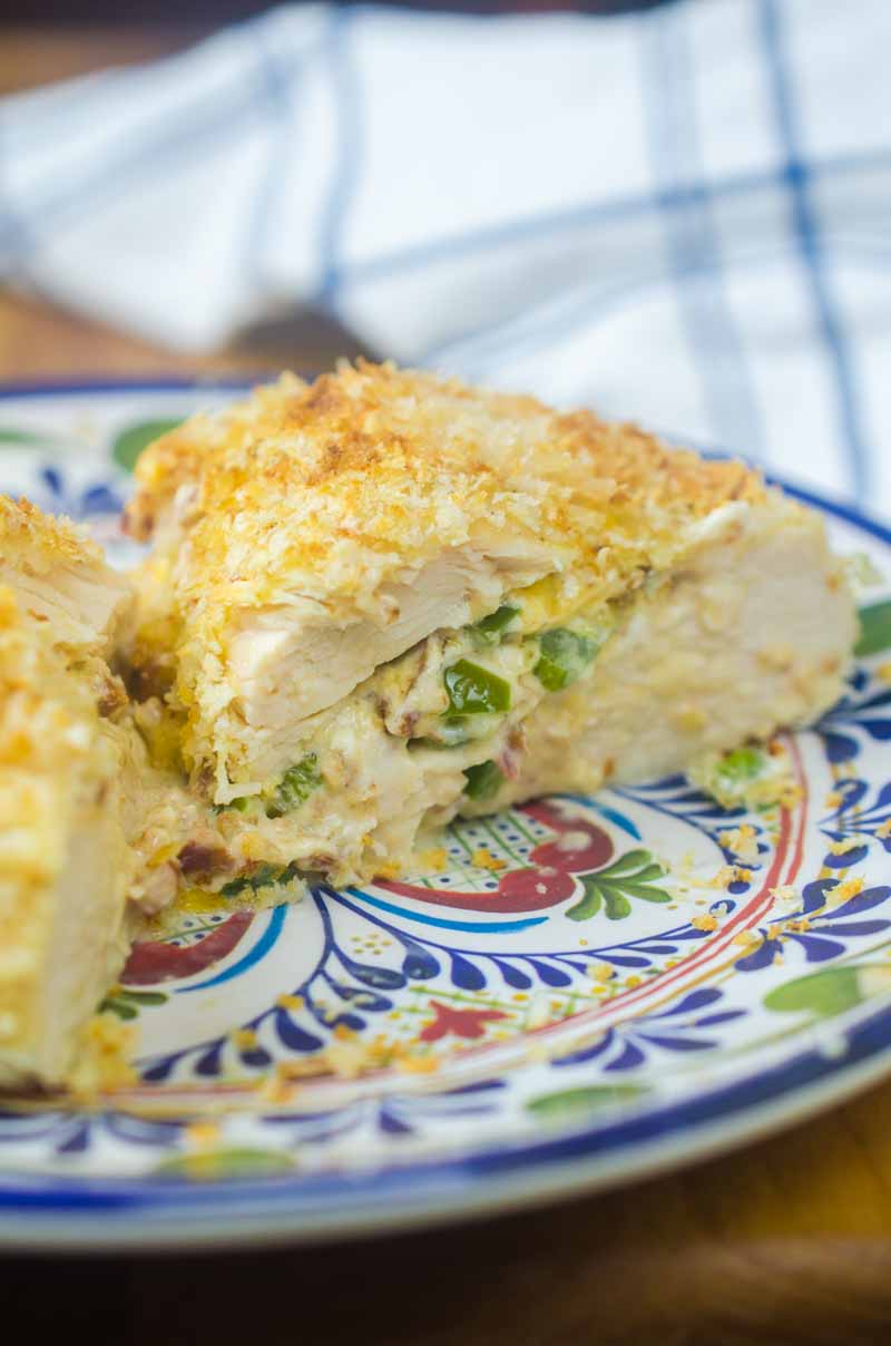 Quick and easy Jalapeno Popper Stuffed Chicken breast is spicy, cheesy, hearty, and made with simple ingredients.