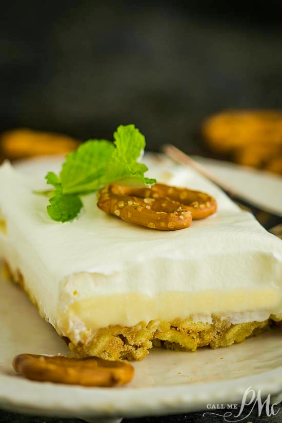 No Cook Lemon Crunch Dessert Recipe is a no bake dessert sensation that's crunchy, smooth, sweet, and salty.