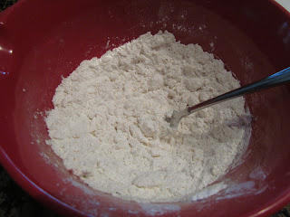 mixing dough