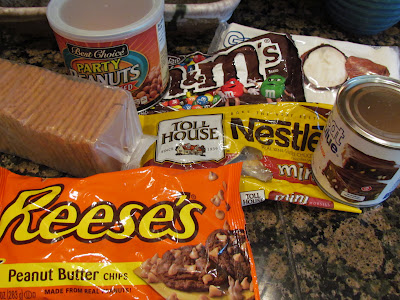 Graham Cracker Cookie Bar ingredients