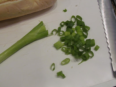 sliced green onions green onions