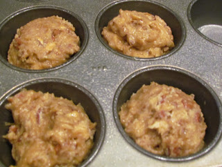 pecan muffins batter