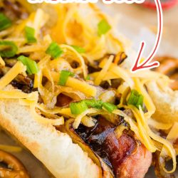 SAUSAGE DOGS Easy and Delicious 15 Minute Meal - Sausage dogs are grilled and layered with sauce and cheese for an easy and delicious meal!