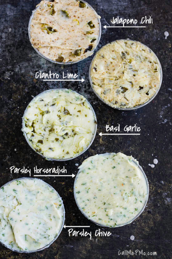 Compound Herb Butter, Parsley Chive Butter, flavored butter is also known as compound butter. It's one of the best ways to add both great flavors to any meal. #butter #keto #recipe