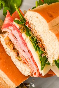 Classic New Orleans Muffuletta Sandwich
