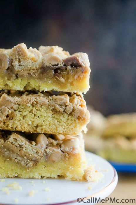 Peanut Butter Cookies and Cream Bars 