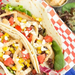 Southwest Chicken Wraps recipe are full of nutrients. Flavorful corn, black beans, chicken and a special sauce add plenty of flavor.