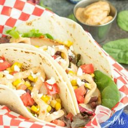 Southwest Chicken Wraps are full of nutrients and flavor. An easy recipe that starts with leftover chicken.