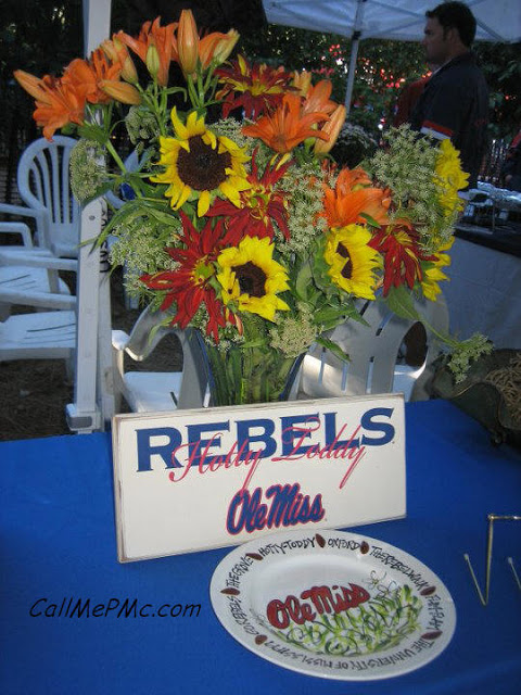 Ole Miss tailgating centerpiece