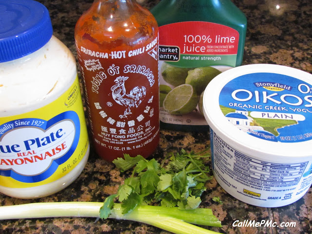 ingredients for wrap sauce ingredients for fish sauce